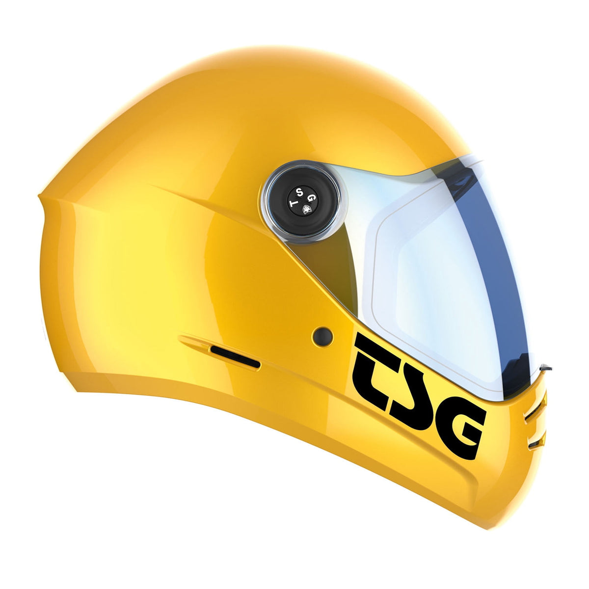 TSG Pass 2.0 Full Face Helmet w/Bonus Visor, Downhill Skateboarding, Satin Black