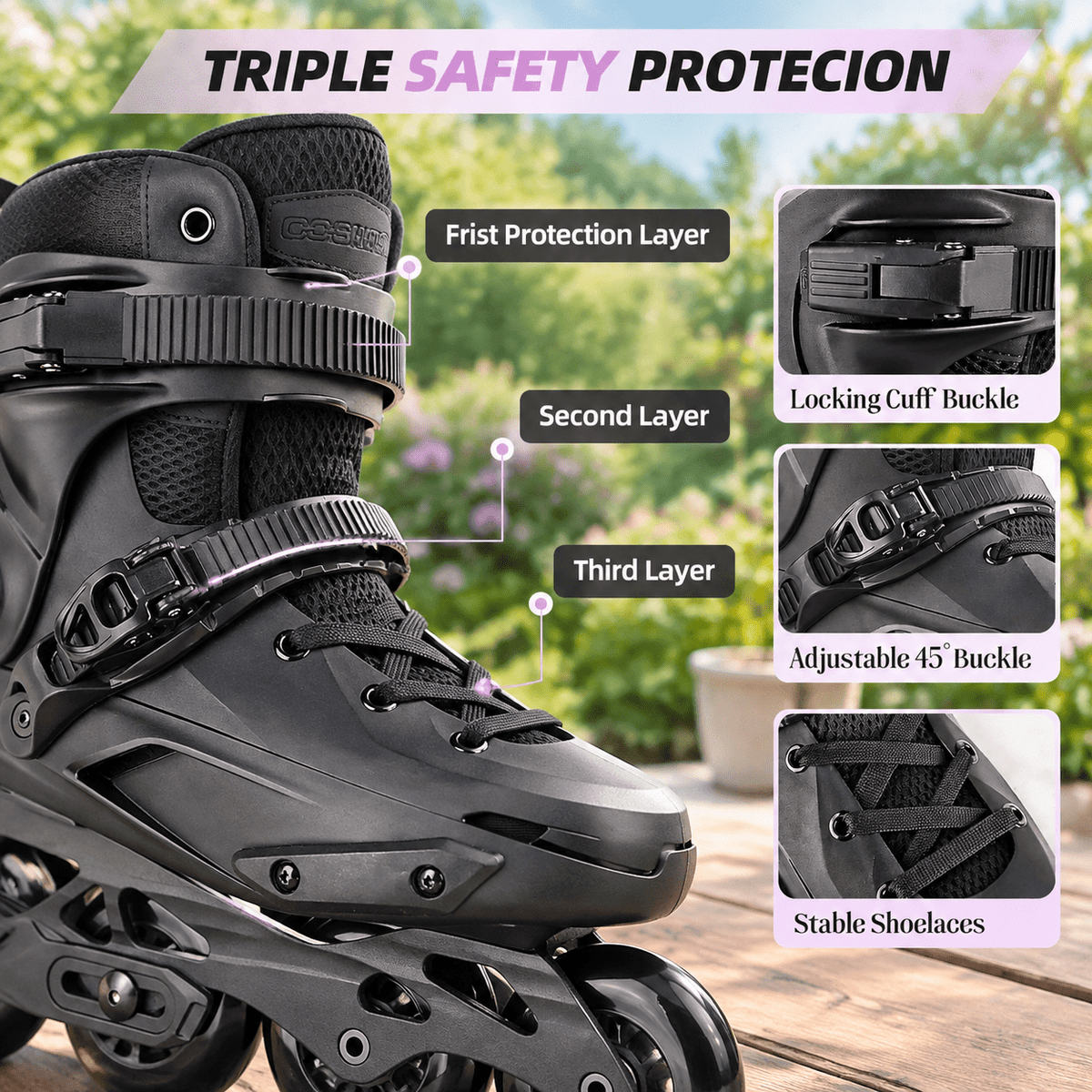 Professional Inline Skates For Women Men-tt
