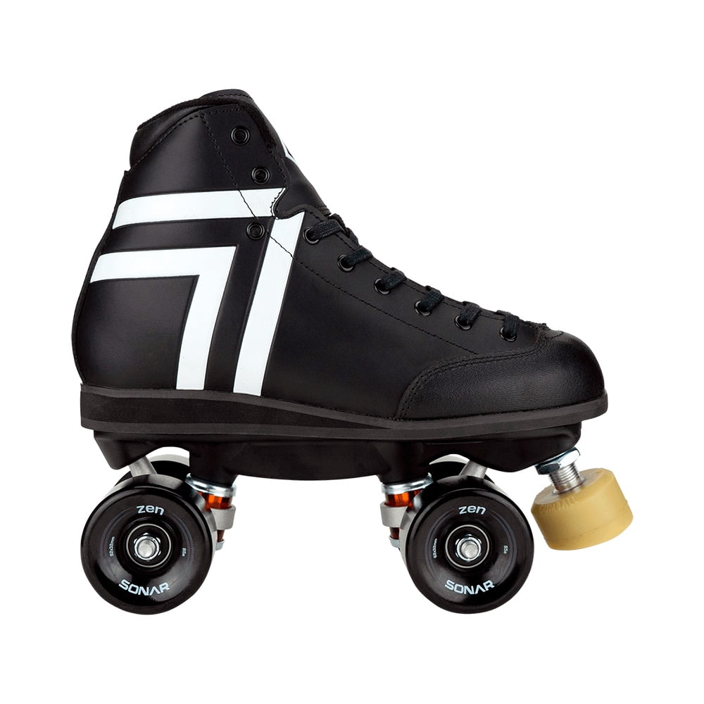 Riedell Quad Roller Skates - Antik Skyhawk Outdoor Skate Set (Size 4, Black)