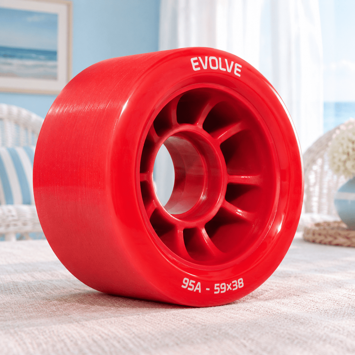 Blue 88A - Pack of 8 Roller & Inline Skate Replacement Wheels