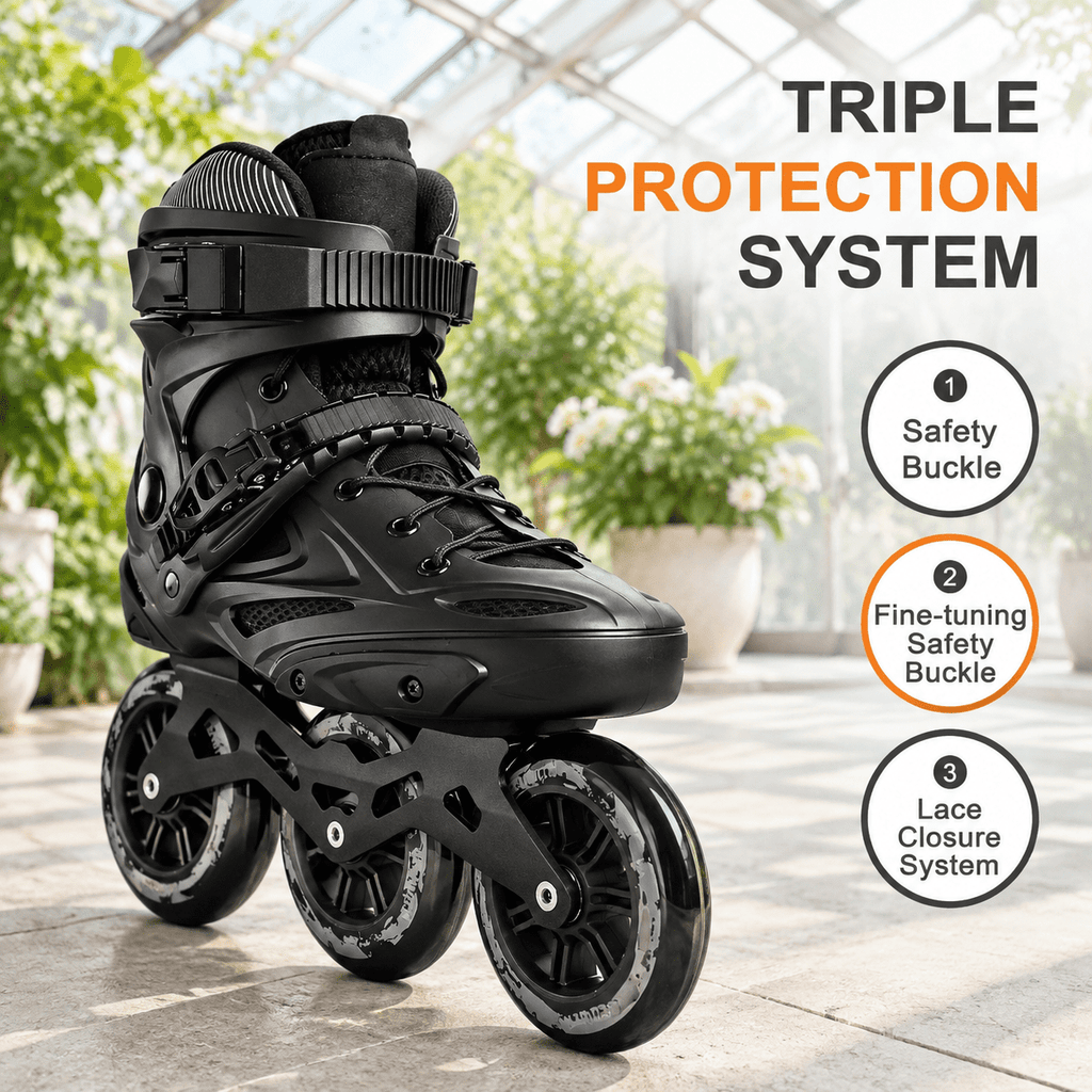 Inline Skates For Men Women 3 Wheel Roller Male Female High Performance Fitness Speed Racing Adult And Unisex