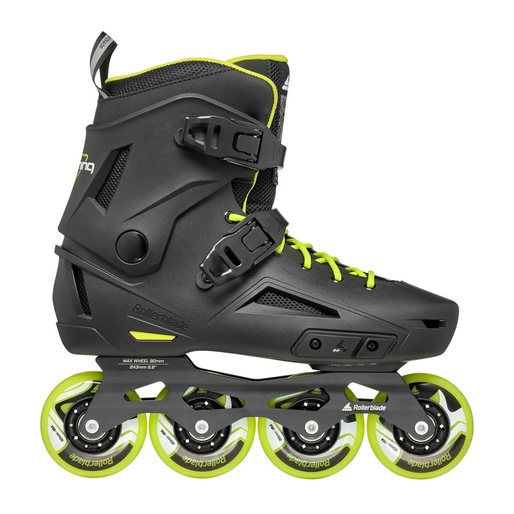 ROLLERBLADE Lightning, Color: Black/Lime, Size: 9 (073726001A1-9)