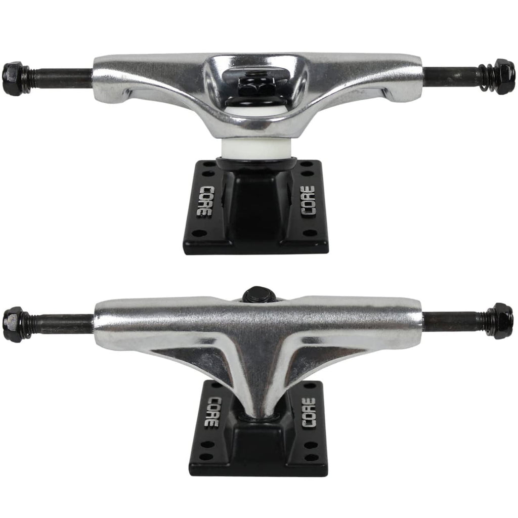 Moose Complete Skateboard Dipped White 7.5" Silver/White Assembled