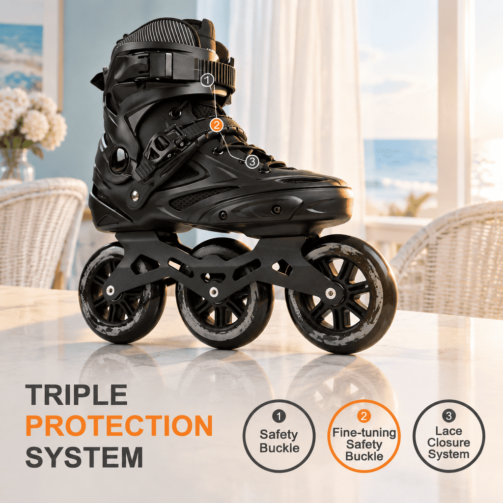 Inline Skates For Men Women 3 Wheel Roller Male Female High Performance Fitness Speed Racing Adult And Unisex