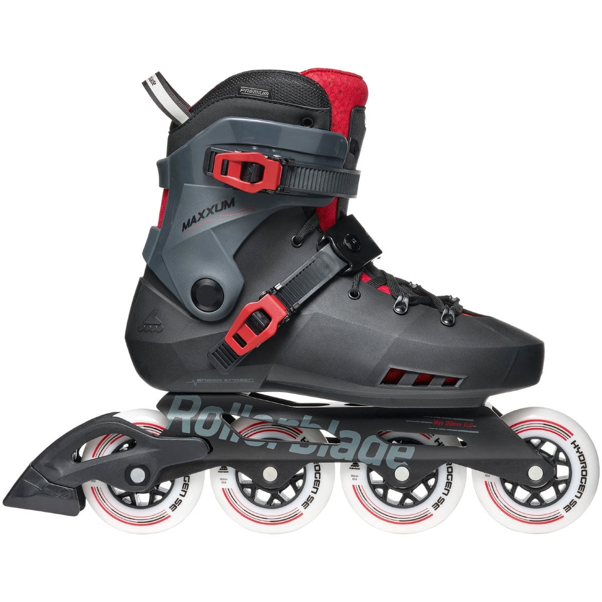 ROLLERBLADE Maxxum Xt, Color: Black/Red, Size: 12/12.5 (07371500741-12)