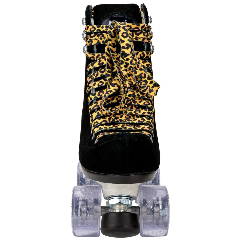 Riedell Quad Roller Skates - Panther Black Suede