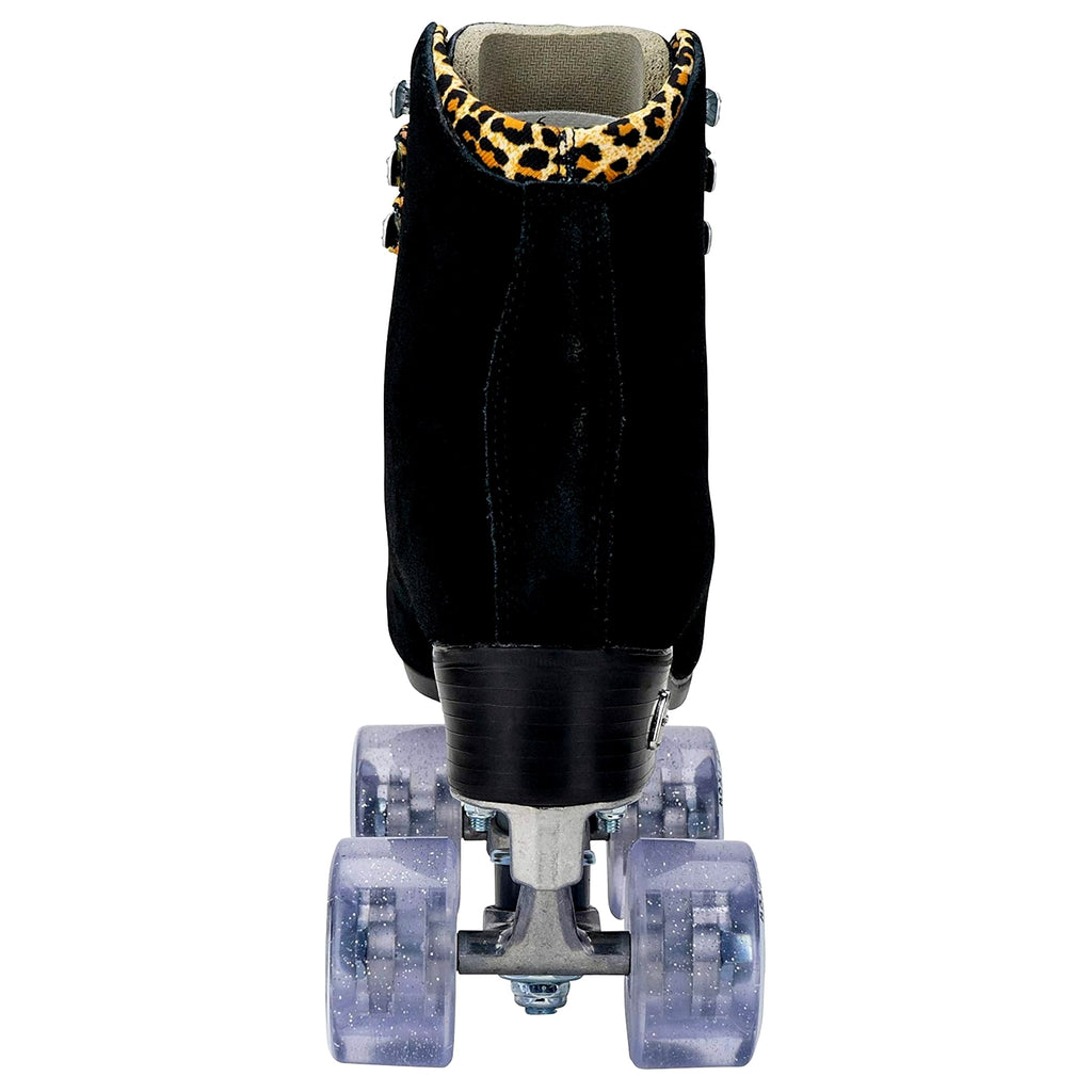 Riedell Quad Roller Skates - Panther Black Suede