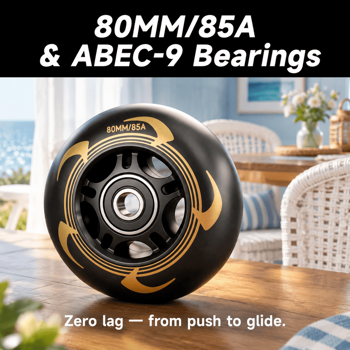 Men's Inline Skates For Urban Freeride Skating - Abec-9 Bearings High-impact Pp Shell Ankle Support All-weather Buckle