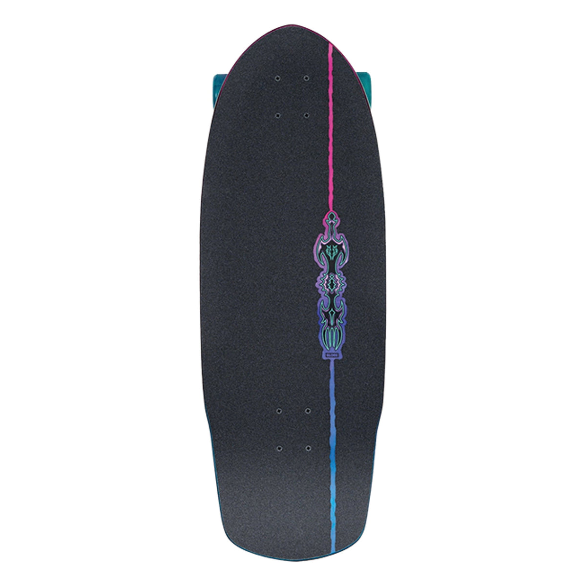 Globe Talon 30" Complete Skateboard 10.5X30 Black/Blue/Green